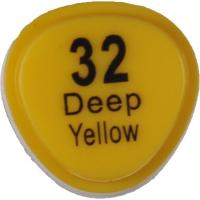 قلم ماركر تاتش برأس لين مزدوج Deep Yellow-YR32