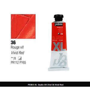 انبوابة زيت XL بيبيو 37 مللي -   36 Vivid Red