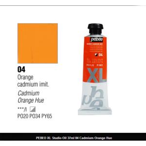 انبوابة زيت XL بيبيو 37 مللي -  CADMIUM ORANGE IMIT 04