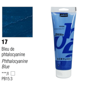 انبوابة اكريلك 100مللي بيبيو -17 Phthalocyanine Blue