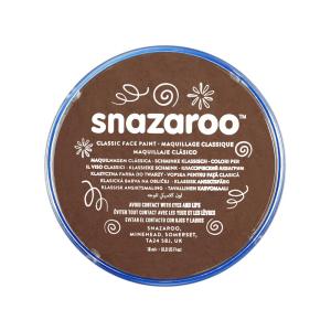 برطمان الوان وجه كلاسيكي SNAZAROO LIGHT BROWN 18ML