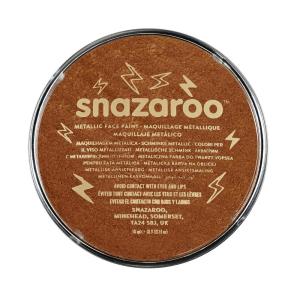 برطمان الوان وجه ميتالك  SNAZAROO  ELECTRIC COPPER  18ML