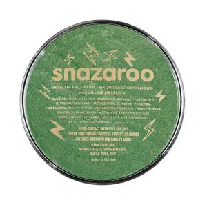 برطمان الوان وجه ميتالك SNAZAROO ELECTRIC GREEN  18ML