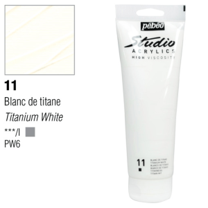 انبوابة اكريلك 250 مللي بيبيو 11 Titanium White