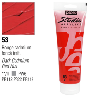 انبوابة اكريلك 250 مللي بيبيو 53 Dark Cadmium Red Hue