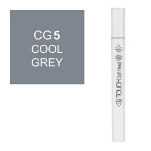 قلم ماركر تاتش برأس لين مزدوج Cool Grey-CG5