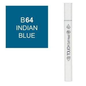 قلم ماركر تاتش برأس لين مزدوج  INDIAN BLUE-B64