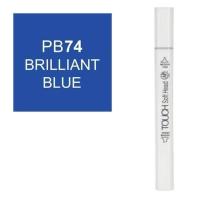 قلم ماركر تاتش برأس لين مزدوج Brilliant Blue-PB74