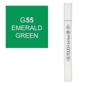 قلم ماركر تاتش برأس لين مزدوج Emerald Green-55