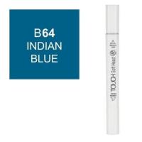 قلم ماركر تاتش برأس لين مزدوج Indian Blue-64