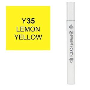 قلم ماركر تاتش برأس لين مزدوج Lemon Yellow-Y35