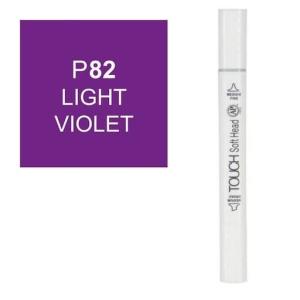 قلم ماركر تاتش برأس لين مزدوج Light Violet-82