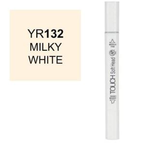 قلم ماركر تاتش برأس لين مزدوج Milky White-132