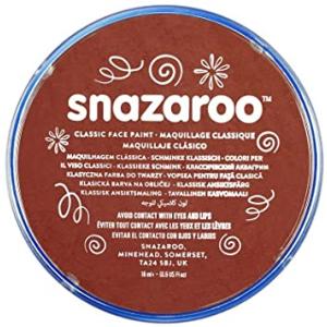 برطمان الوان وجه كلاسيكي SNAZAROO RUST BROWN 18ML