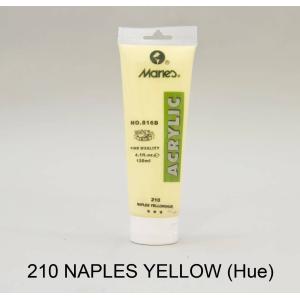 انبوابة الوان اكريلك ماريز 75 مللي Naples Yellow Hue-210