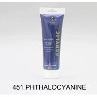 انبوابة الوان اكريلك ماريز 75 مللي Phthalo Blue 451