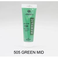 انبوابة الوان اكريلك ماريز 75 مللي Green Mid 505