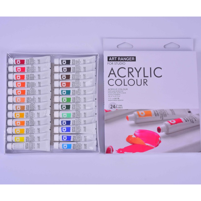 طقم اكريلك 24 لون Art Ranger Acrylic Colour