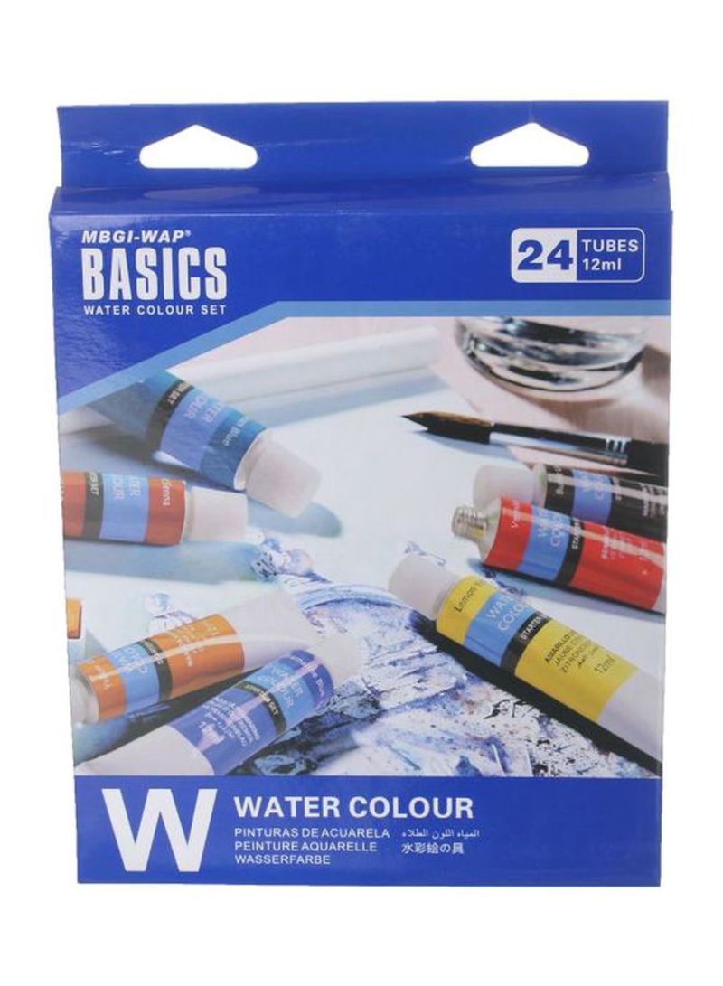 طقم الوان مائيه 24 لون BASICS 24 X 12ML SET