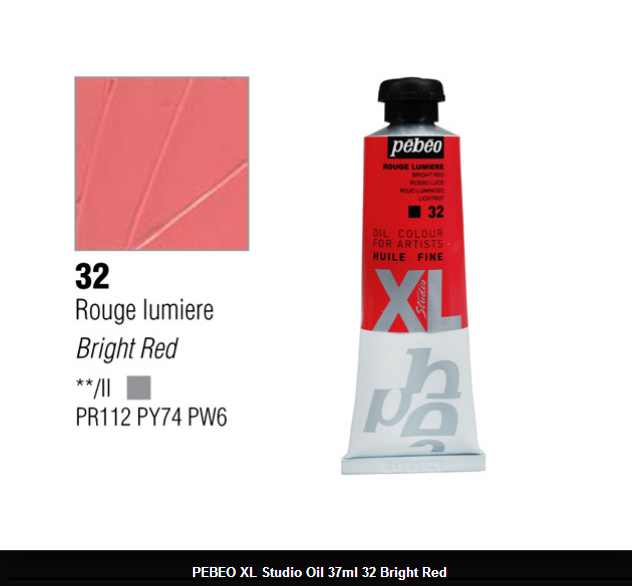 انبوابة زيت XL بيبيو 37 مللي - 32 Bright Red