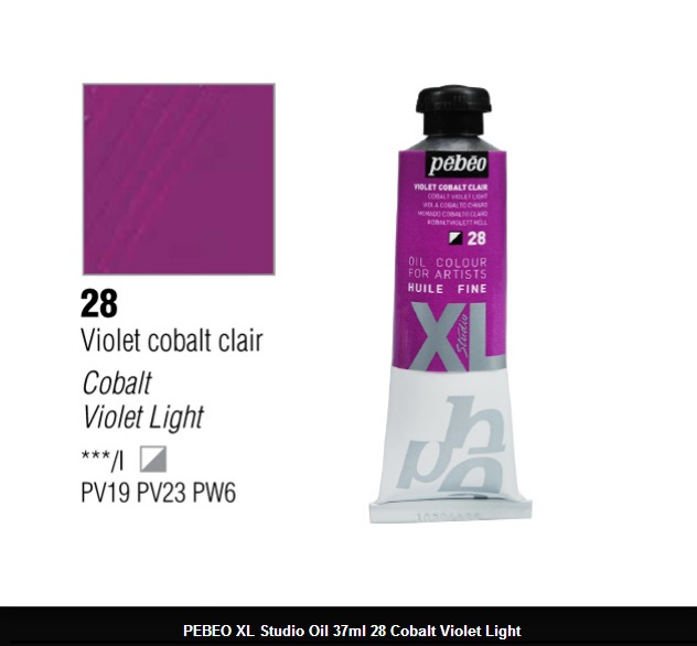 انبوابة زيت XL بيبيو 37 مللي -  28 Cobalt Violet Light