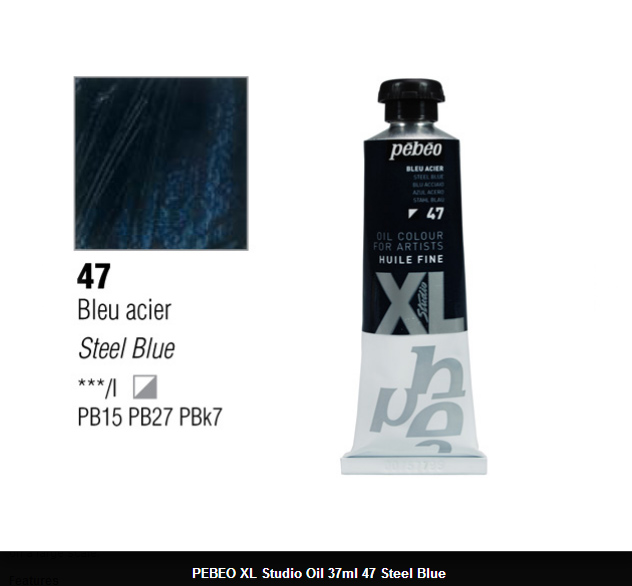 انبوابة زيت XL بيبيو 37 مللي - 47 Steel Blue