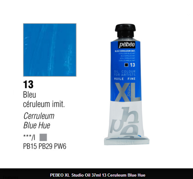 انبوابة زيت XL بيبيو 37 مللي -13 Cerulean Blue Imit