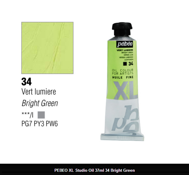 انبوابة زيت XL بيبيو 37 مللي -34 Bright Green