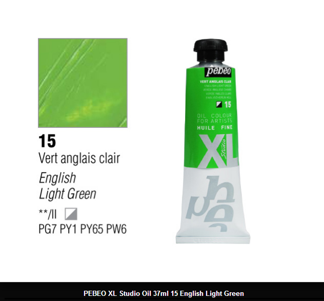 انبوابة زيت XL بيبيو 37 مللي -15 English Light Green