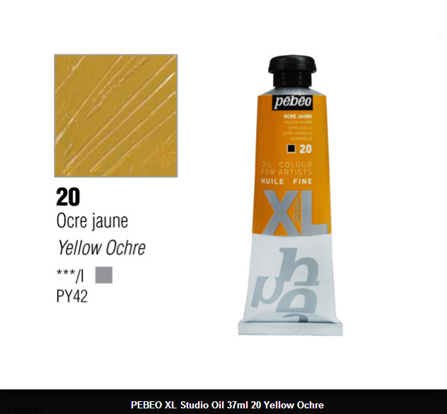 انبوابة زيت XL بيبيو 37 مللي - 20 Yellow Ochre