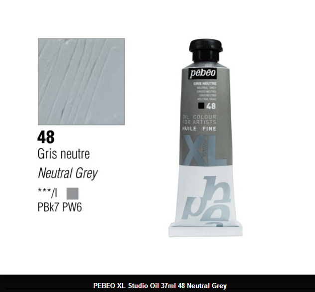 انبوابة زيت XL بيبيو 37 مللي- 48 Neutral Grey