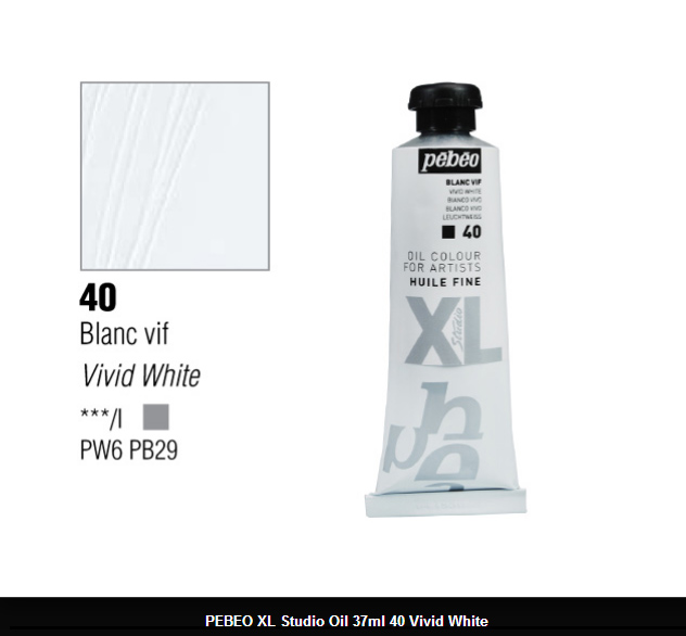 انبوابة زيت XL بيبيو 37 مللي- 40 Vivid White