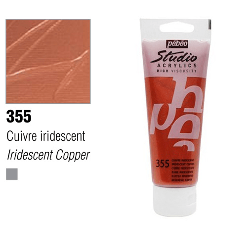 انبوابة اكريلك 100مللي ميتالك بيبيو - 355 Iridescent Copper