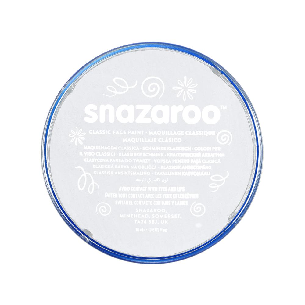 برطمان الوان وجه كلاسيكي WHITE 18ML Snazaroo