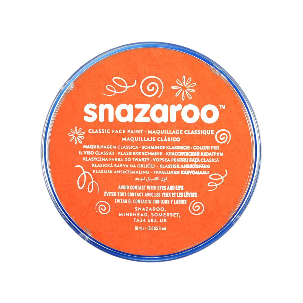 برطمان الوان وجه كلاسيكي SNAZAROO ORANGE 18ML