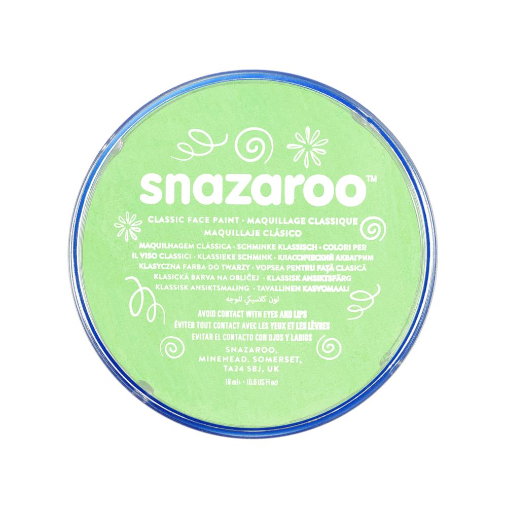 بروتينمان الوان وجه كلاسيكي SNAZAROO PALE GREEN 18ML