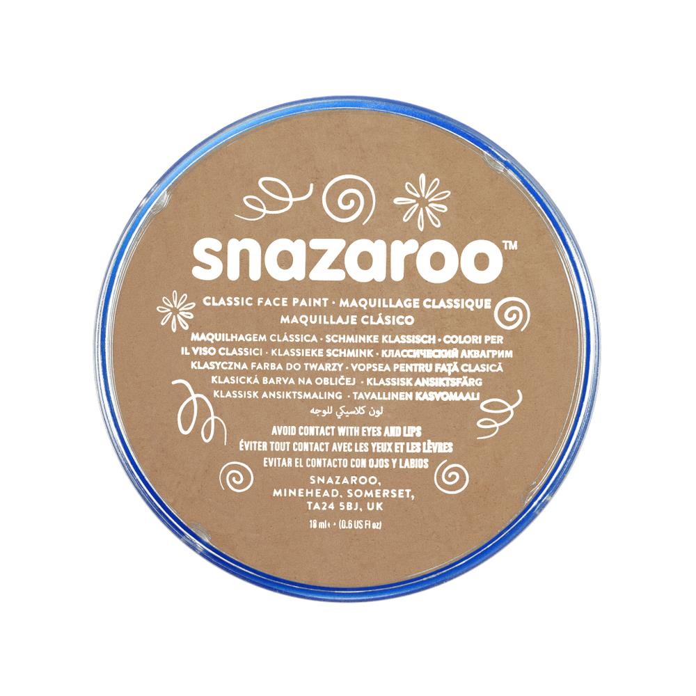 برطمان الوان وجه كلاسيكي SNAZAROO LIGHT BEIGE 18ML