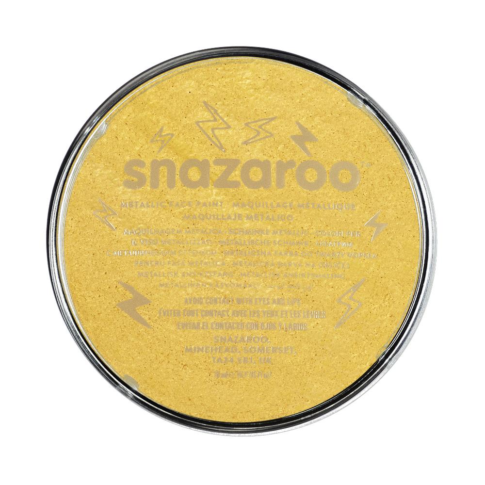 برطمان الوان وجه ميتالك SNAZAROO ELECTRIC GOLD  18ML