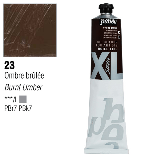 انبوابة زيت بيبيو XL 200 مللي23 Burnt Umber