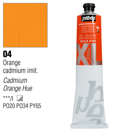 انبوابة زيت بيبيو XL 200 مللي04 Cadmium Orange 