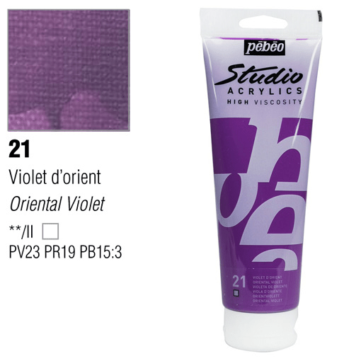 انبوابة اكريلك 250 مللي بيبيو 21 Oriental Violet