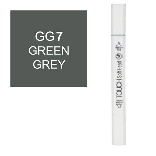 قلم ماركر تاتش برأس لين مزدوج Green Grey-GG7