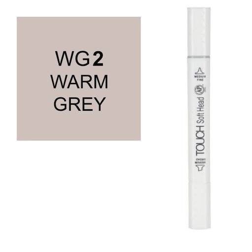 قلم ماركر تاتش برأس لين مزدوج Warm Grey-WG2