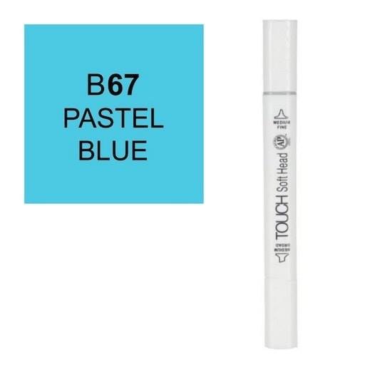 قلم ماركر تاتش برأس لين مزدوج  Pastel Blue-B67