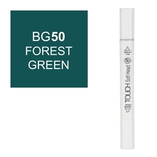 قلم ماركر تاتش برأس لين مزدوج Forest Green-50