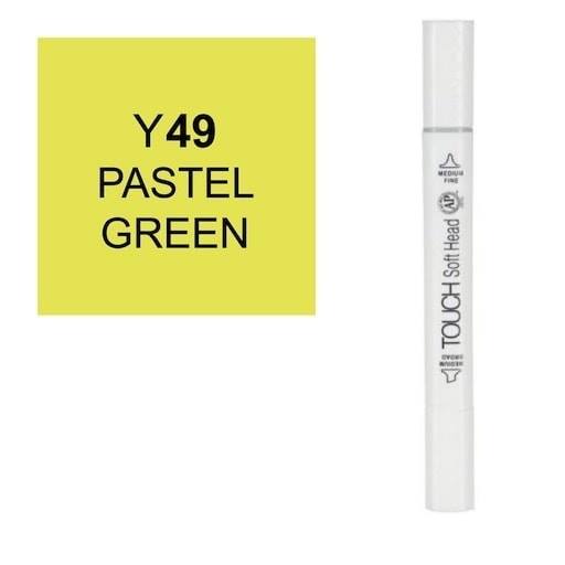 قلم ماركر تاتش برأس لين مزدوج Pastel Green-Y49