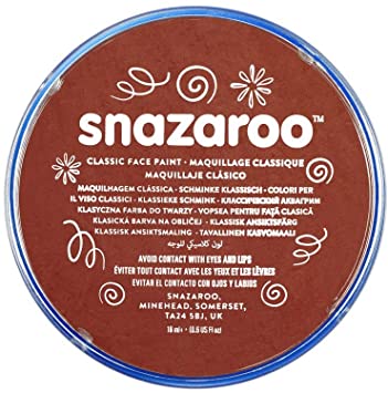 برطمان الوان وجه كلاسيكي SNAZAROO RUST BROWN 18ML