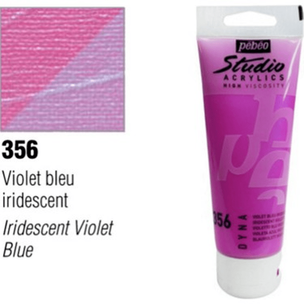 انبوابة اكريلك 100مللي ميتالك بيبيو  - 356 IRIDESCENT  Violet Blue