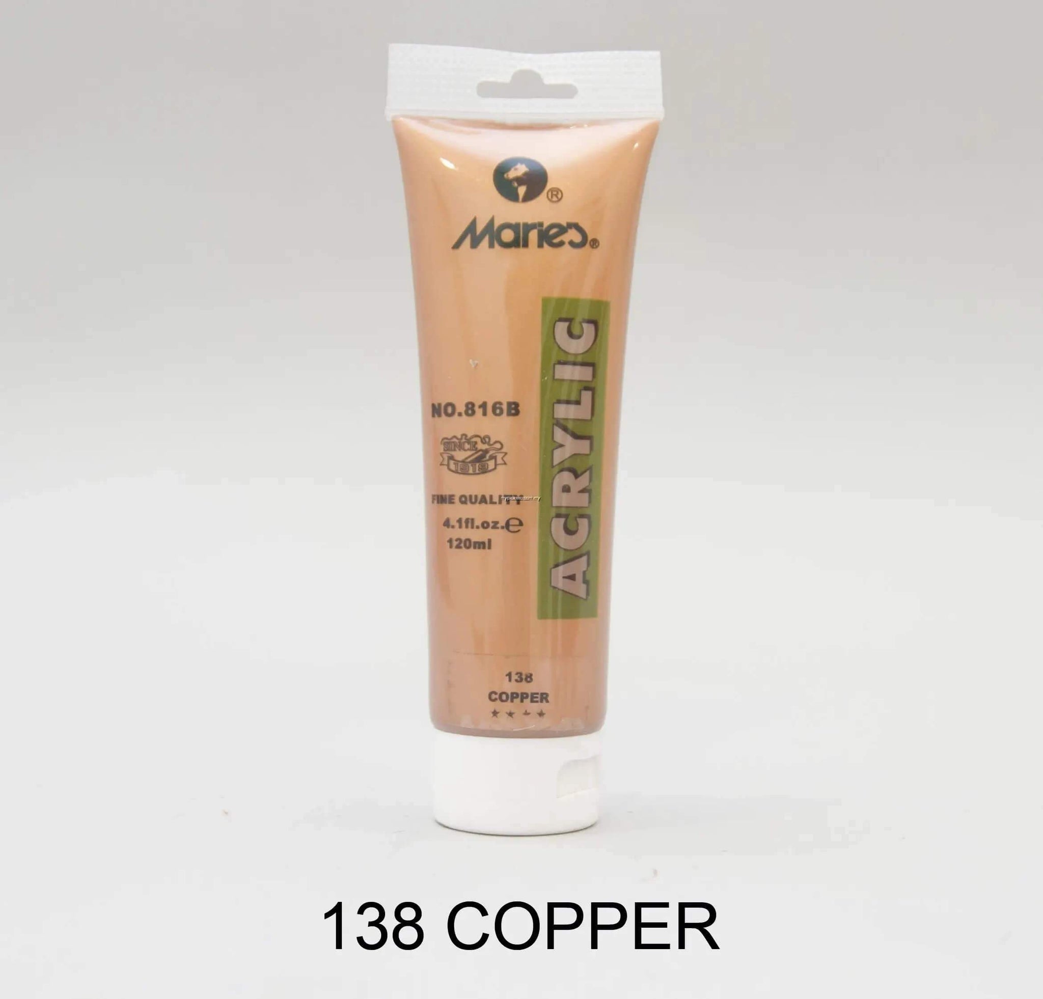 انبوابة الوان اكريلك ماريز 75 مللي Copper 138