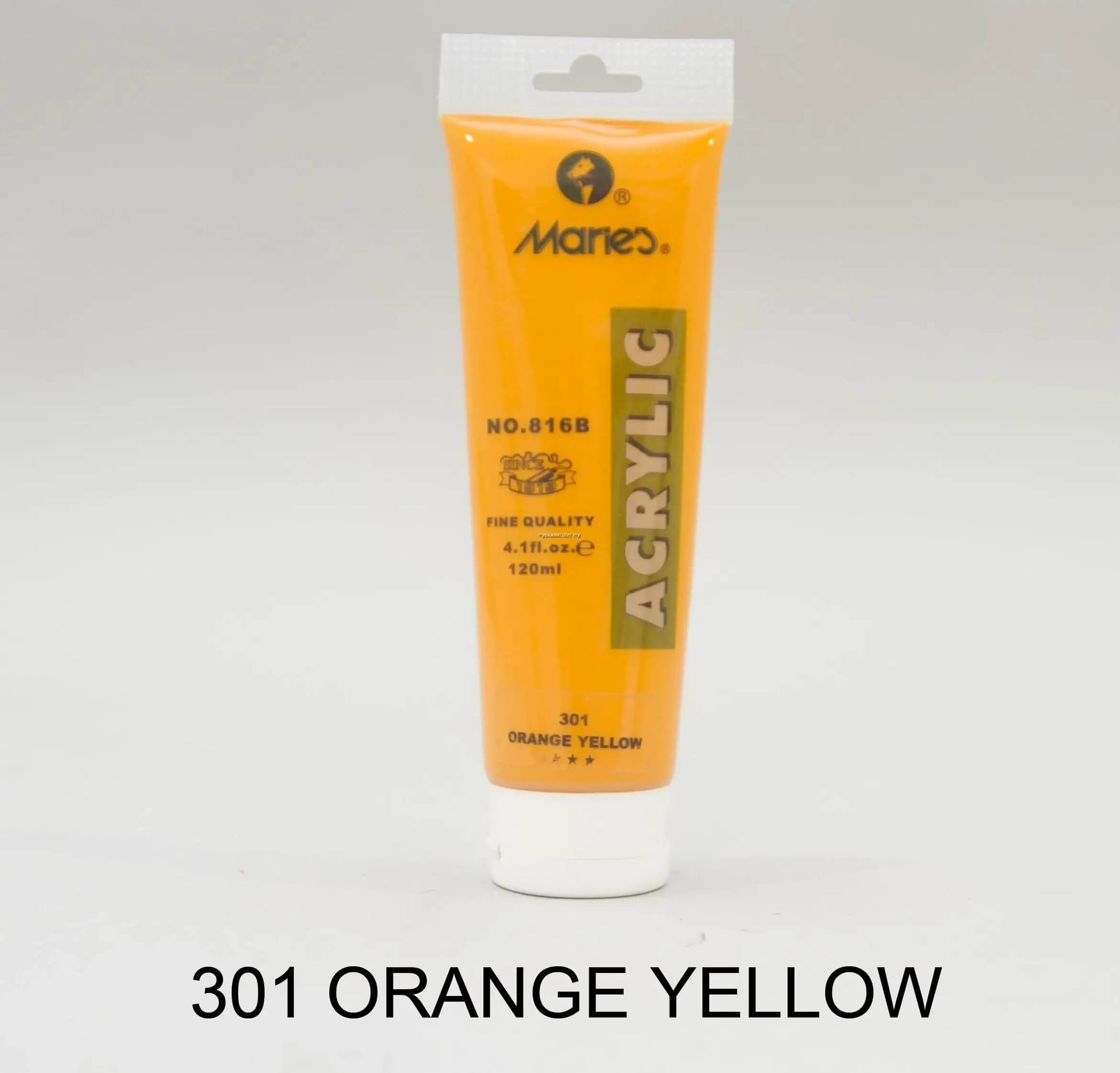 انبوابة الوان اكريلك ماريز 75 ملليOrange Yellow 301